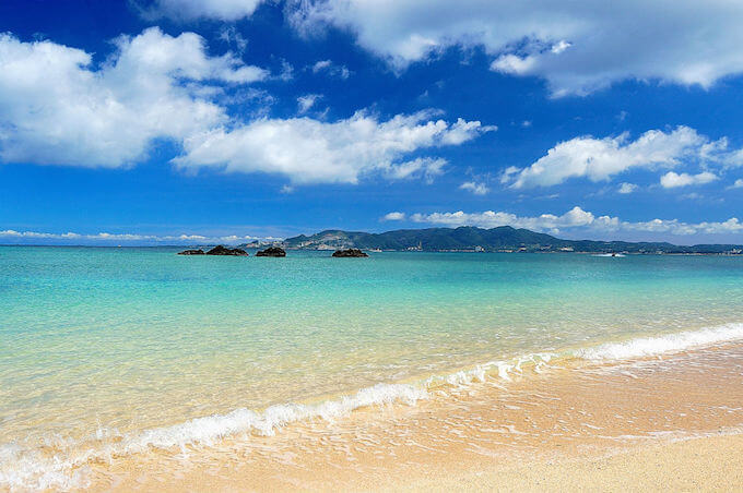 ハネムーンで南の島